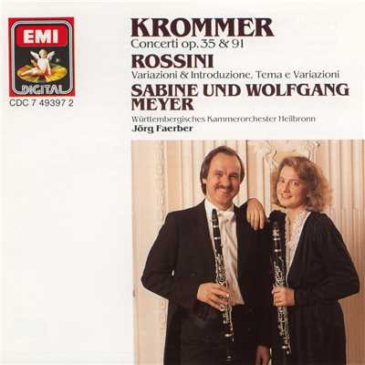 シングル/Variationen fur Klarinette und kleines Orchester C Major/Wolfgang Meyer