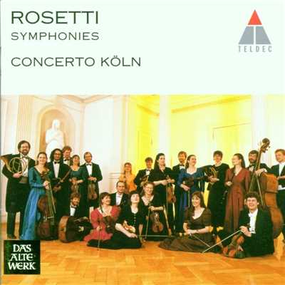 シングル/Rosetti : Symphony in E flat major Kaul I,23 : III Andante/Concerto Koln