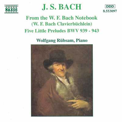 シングル/J.S. バッハ: 前奏曲 ヘ長調 BWV 927/ヴォルフガンク・リュプザム(ピアノ)