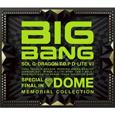 SPECIAL FINAL IN DOME MEMORIAL COLLECTION/BIGBANG