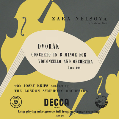 Dvorak: Cello Concerto/ザラ・ネルソヴァ／ロンドン交響楽団／ヨーゼフ・クリップス