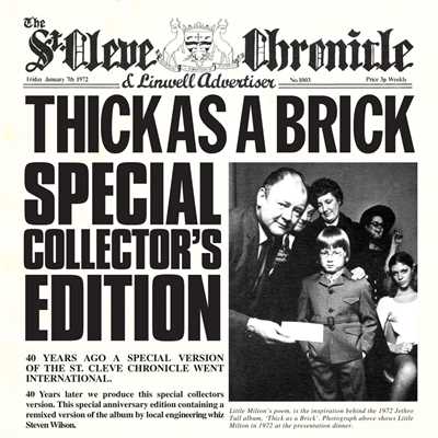 アルバム/Thick as a Brick (40th Anniversary Special Edition)/Jethro Tull