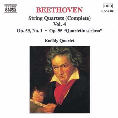 アルバム/ベートーヴェン: 弦楽四重奏曲 Op. 59 No. 1「ラズモフスキー第1番」／Op. 95「セリオーソ」/コダーイ・クァルテット
