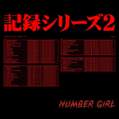 シングル/I don't know (2002／6／26 金澤 AZホール「NUM-HEAVYMETALLIC」)/NUMBER GIRL