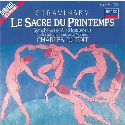 シングル/Stravinsky: 管楽器のための交響曲 (1920年オリジナル版)/モントリオール交響楽団／シャルル・デュトワ