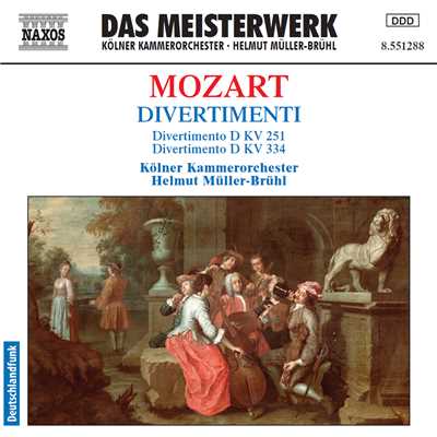 モーツァルト: ディヴェルティメント第11番, 第17番/ヘルムート・ミュラー=ブリュール(指揮)／ケルン室内管弦楽団