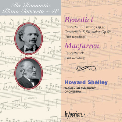 アルバム/Benedict & Macfarren: Piano Concertos (Hyperion Romantic Piano Concerto 48)/ハワード・シェリー／Tasmanian Symphony Orchestra