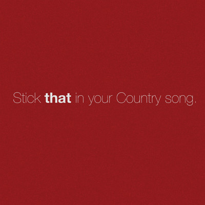 シングル/Stick That In Your Country Song/エリック・チャーチ
