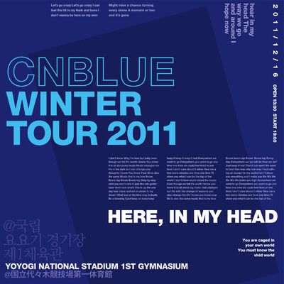 シングル/Teardrops in the rain (Live-2011 Winter Tour -In My Head-@Yoyogi National Gymnasium, Tokyo)/CNBLUE
