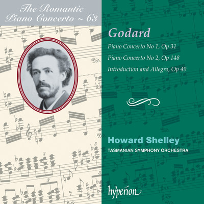 アルバム/Godard: Piano Concertos (Hyperion Romantic Piano Concerto 63)/ハワード・シェリー／Tasmanian Symphony Orchestra