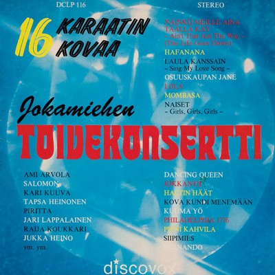 アルバム/Jokamiehen toivekonsertti 3/Various Artists