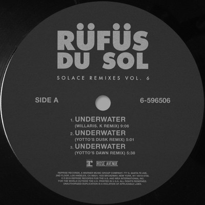 シングル/Underwater (Yotto's Dawn Remix)/RUFUS DU SOL