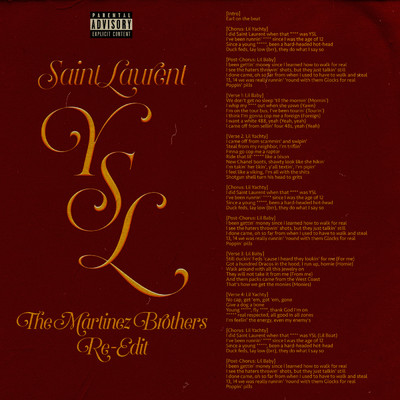 SaintLaurentYSL (Explicit) (featuring Lil Baby／The Martinez Brothers Re-Edit)/リル・ヨッティ