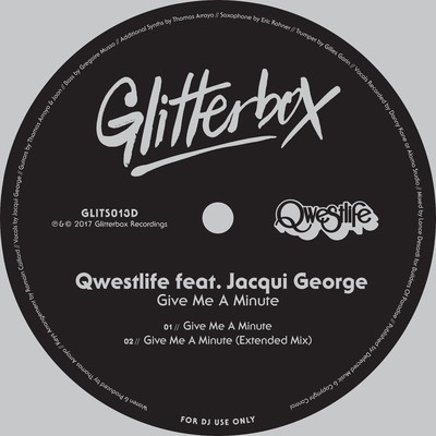 シングル/Give Me A Minute (feat. Jacqui George) [Extended Mix]/Qwestlife
