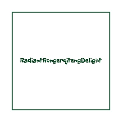 Thrilling Love Song/Radiant Rongerqiteng Delight