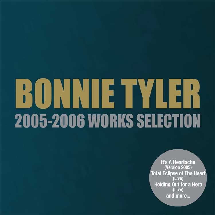 トータル イクリプス オブ ザ ハート Live Bonnie Tyler 収録アルバム 05 06 Works Selection 試聴 音楽ダウンロード Mysound