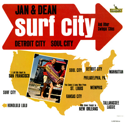 Surf City And Other Swingin' Cities/Jan & Dean収録曲・試聴・音楽ダウンロード 【mysound】