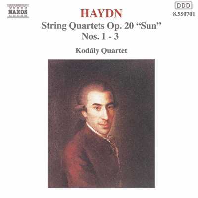 ハイドン: 弦楽四重奏曲 Op. 20 No. 1 - No. 3(太陽四重奏曲 - 1)/コダーイ・クァルテット
