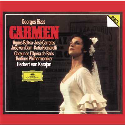 Bizet: 歌劇《カルメン》 - なにをさがしているんだい お嬢さん/カーティア・リッチャレッリ／ミカエル・メルビー／ベルリン・フィルハーモニー管弦楽団／ヘルベルト・フォン・カラヤン／パリ・オペラ座合唱団