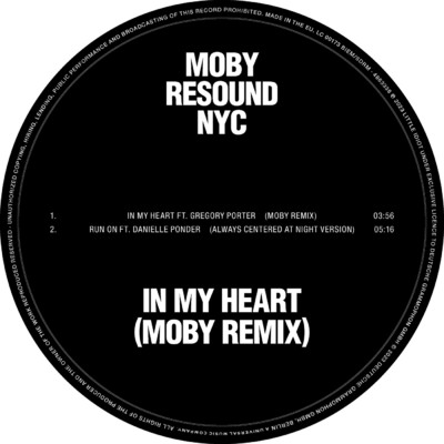 アルバム/In My Heart (featuring Gregory Porter／Moby Remix)/モービー