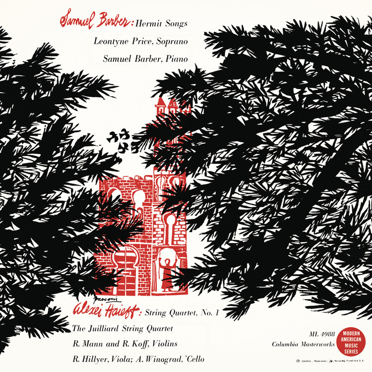 Hermit Songs Op 29 No 6 Sea Snatch Vocal Leontyne Price 収録アルバム Leontyne Price Alexei Haieff String Quartet No 1 Samuel Barber Hermit Songs Op 29 試聴 音楽ダウンロード Mysound