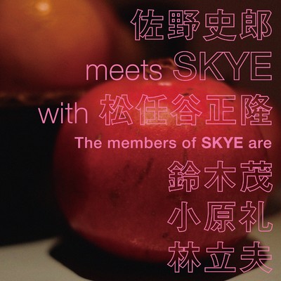 シングル/風狂い/佐野史郎 meets SKYE with 松任谷正隆
