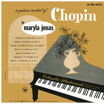アルバム/Maryla Jonas: A Piano Recital of Chopin/Maryla Jonas