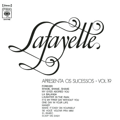 アルバム/Lafayette Apresenta os Sucessos, Vol. XIX/Lafayette