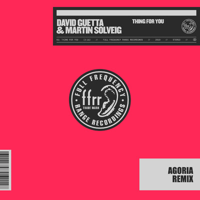 Thing for You (Agoria Remix)/David Guetta & Martin Solveig