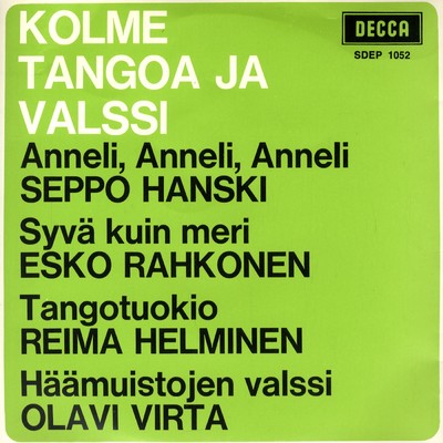 シングル/Syva kuin meri/Esko Rahkonen