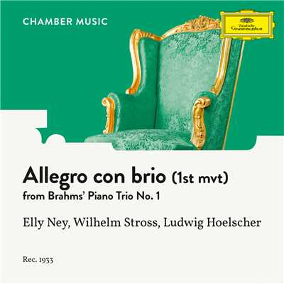 Brahms: Piano Trio No. 1 in B Major, Op. 8 - I. Allegro con brio/Wilhelm Stross／エリー・ナイ／ルートヴィヒ・ヘルシャー