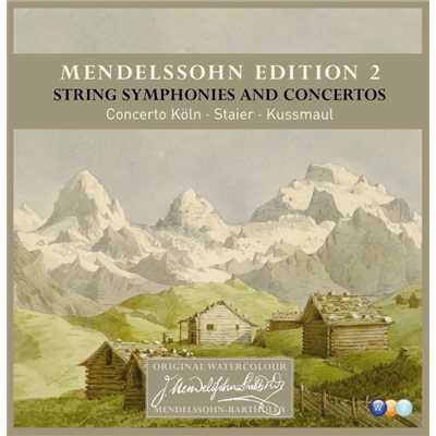アルバム/Mendelssohn Vol. 2: String Symphonies and Concertos/Concerto Koln