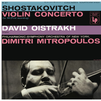 アルバム/Shostakovich: Violin Concerto No. 1, Op. 99/Dimitri Mitropoulos