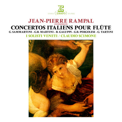 Concertos italiens pour flute: Sammartini, Martini, Galuppi, Pergolesi & Tartini/Jean-Pierre Rampal