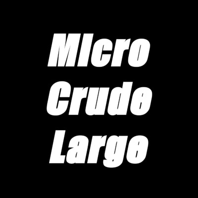 シングル/By be bye/Micro Crude Large