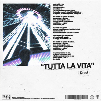 シングル/Tutta La Vita/Drast