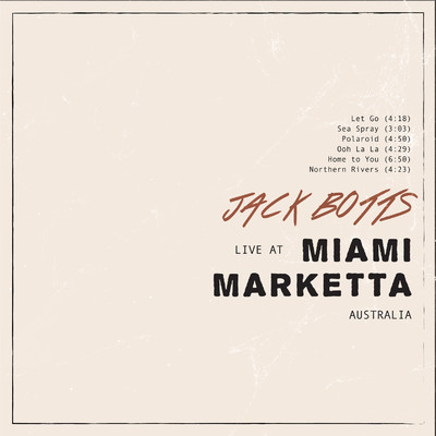 アルバム/Live at Miami Marketta/Jack Botts