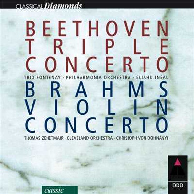 Beethoven : Triple Concerto & Brahms : Violin Concerto/Eliahu Inbal, Cleveland Orchestra & Philharmonia Orchestra