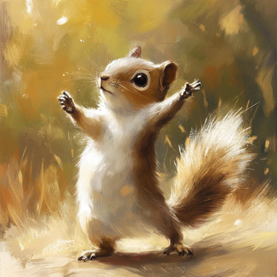 Dance of a baby squirrel/Russilar Jiiji