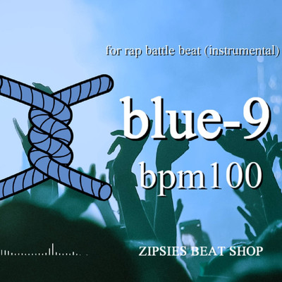 シングル/MCバトル用ビート OLD blue9 BPM100【8小節4本】royalty free beat (HIPHOP instrument)/zipsies beat shop