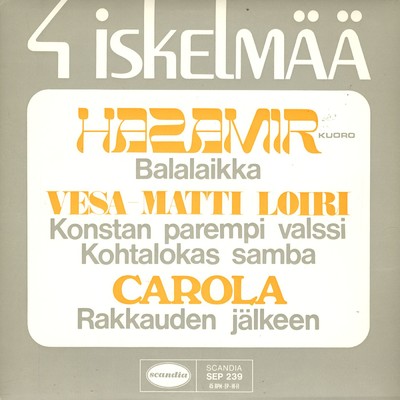 シングル/Balalaikka/Hazamir-kuoro