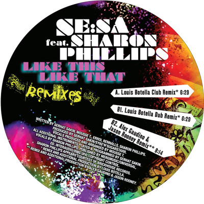 Like This Like That (featuring Sharon Phillips／The Count Of Monte Cristal & Sinden Remix)/Se:Sa