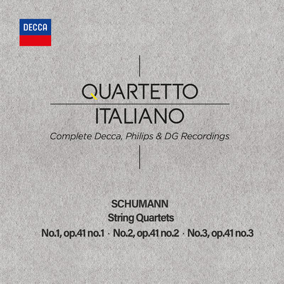 アルバム/Schumann: String Quartets Nos. 1-3/イタリア弦楽四重奏団