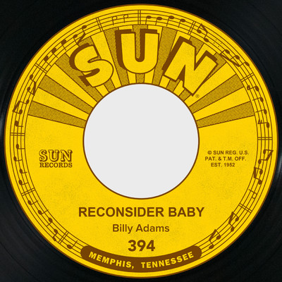 アルバム/Reconsider Baby ／ Ruby Jane/Billy Adams