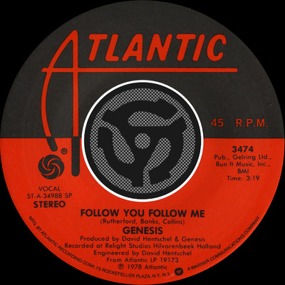 Follow You Follow Me (Single Version) ／ Inside & Out/Genesis