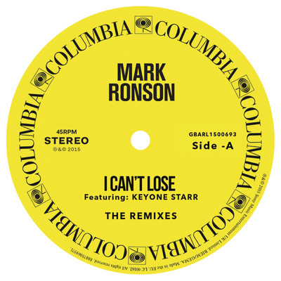 アルバム/I Can't Lose (Remixes) - EP feat.Keyone Starr/Mark Ronson