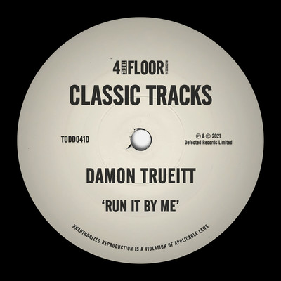 シングル/Run It By Me (Pierre RS Top Jack Remix)/Damon Trueitt