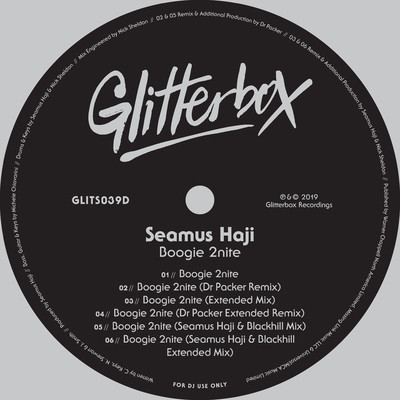 シングル/Boogie 2nite (Seamus Haji & Blackhill Extended Mix)/Seamus Haji