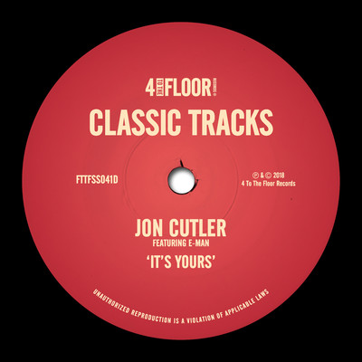 シングル/It's Yours (feat. E-Man) [Jay J's Bass Dub]/Jon Cutler