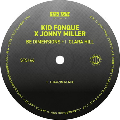 シングル/Be Dimensions (feat. Clara Hill) [Thakzin Remix]/Kid Fonque & Jonny Miller